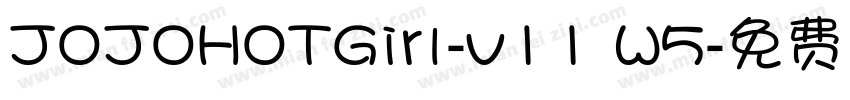 JOJOHOTGirl-v11 W5字体转换